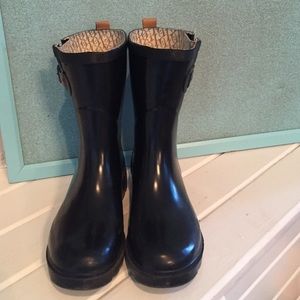 Chooka short black rain boots