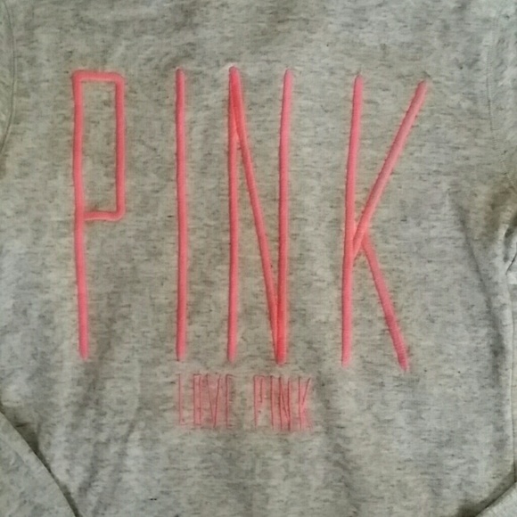 EUC victorias secret pink zip up hoodie