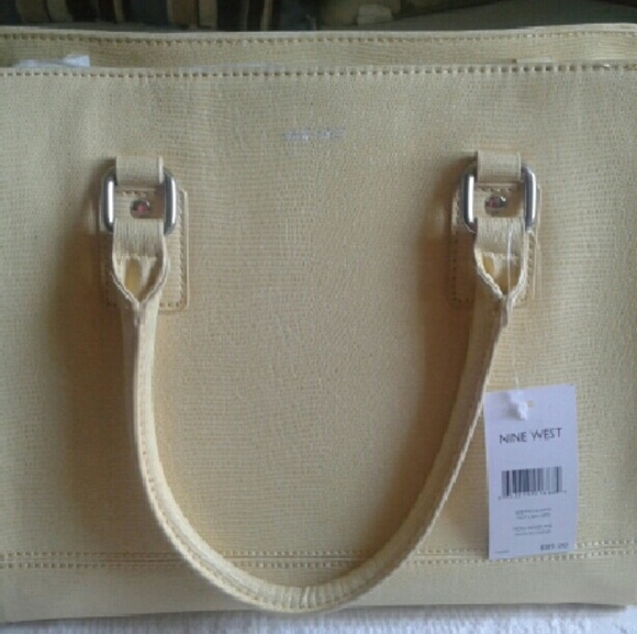 NWT Nine West Light Yellow Purse