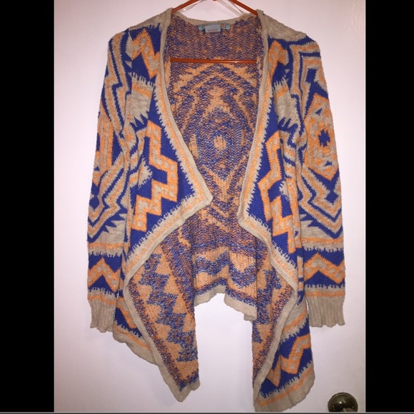 Tribal Print Cardigan