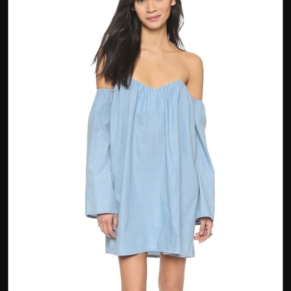 Sold !MLM chambray plume dress / top - Picture 2 of 3