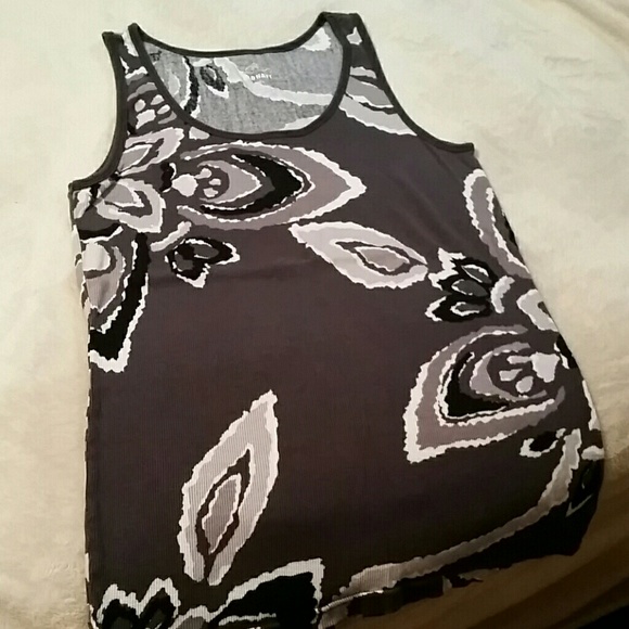 Floral Old Navy Boyfriend Tank