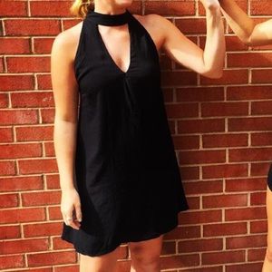 Black Tobi high neck dress