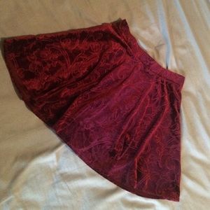 Velvet Skater skirt