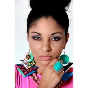 Multicolor pop earrings
