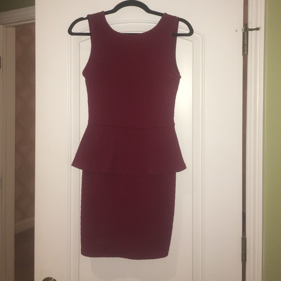 Crimson red dress