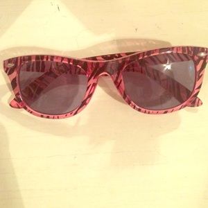 pink zebra print sunglasses!