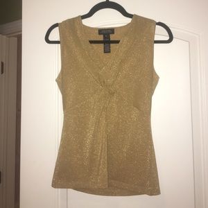 Jones New York gold top