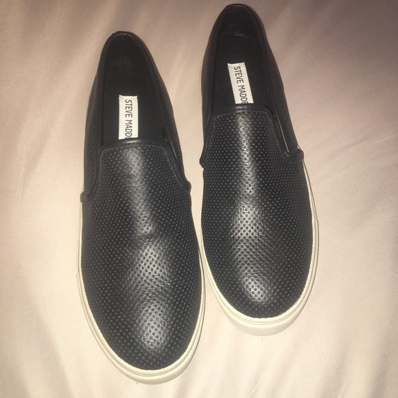 Steve Madden leather slip on (vegan)