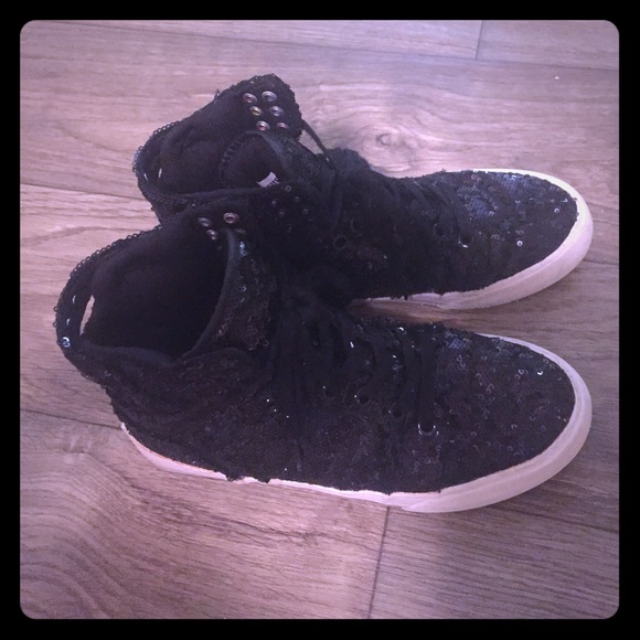Supra sequin high tops 6.5