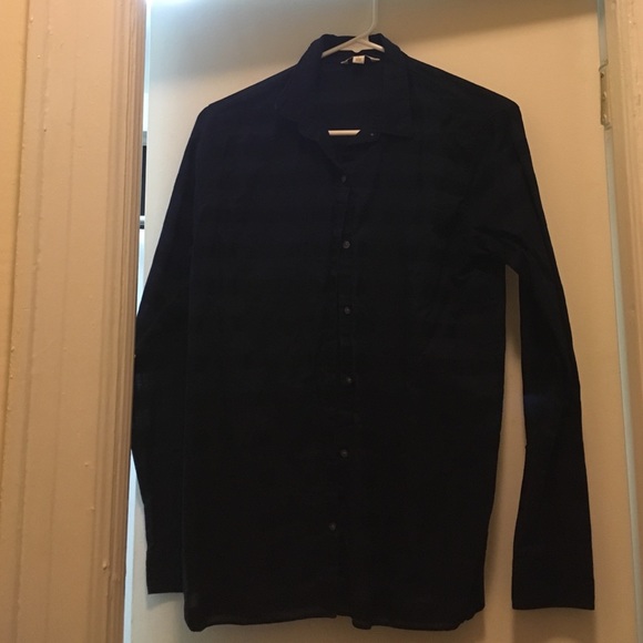 Never-worn blue button-up.