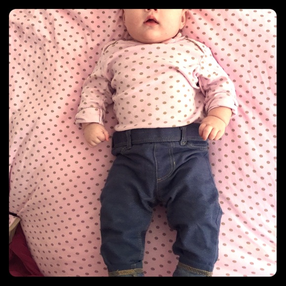 Carter's Rocka Billy Baby Girl Long Sleeve & Jean