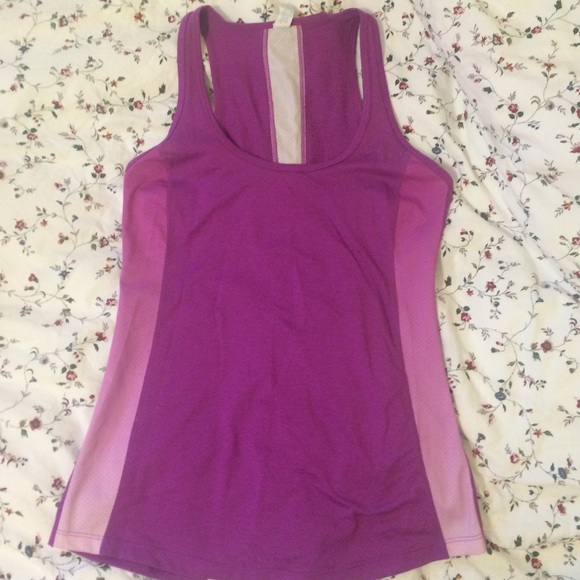 Purple athletic tank top - Picture 1 of 3