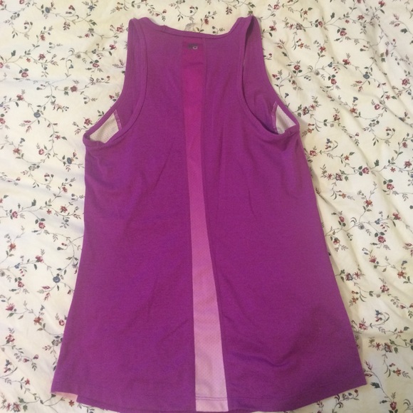 Purple athletic tank top - Picture 2 of 3
