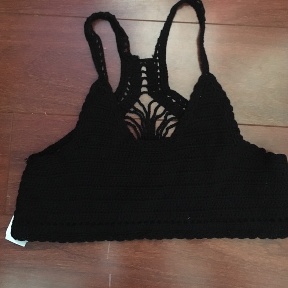 Never worn LF crochet bralette