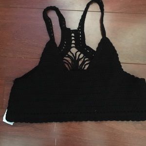 Never worn LF crochet bralette
