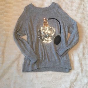 Like new H&M embellished perfume bottle sweater