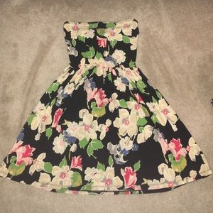 Strapless Urban Outfitters Floral Dress
