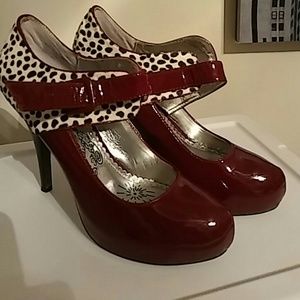 Red and Leopard Pumps