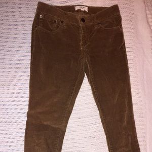 brown suede skinnies