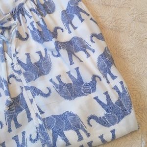 NWOT elephant print top