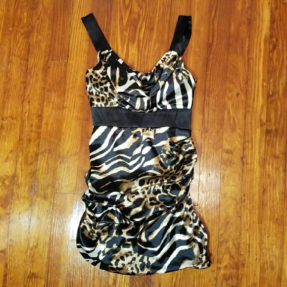 Animal print Mini dress