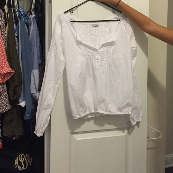 Old navy light white long sleeve
