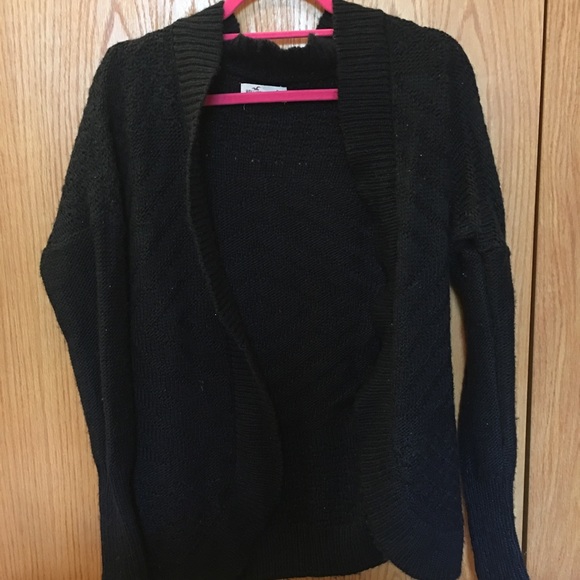Hollister Black Cardigan