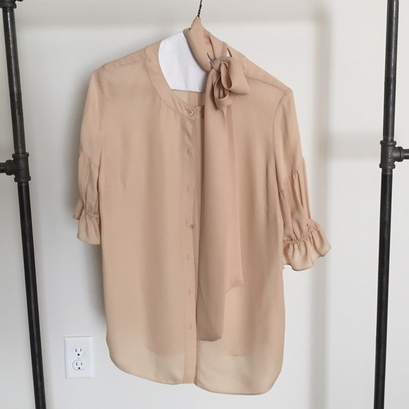 Love Moschino Tie Blouse