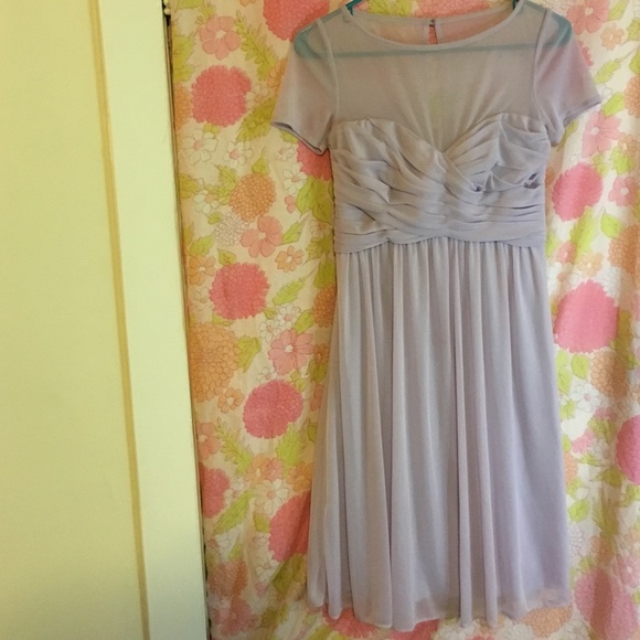 Lavender davids bridal dress