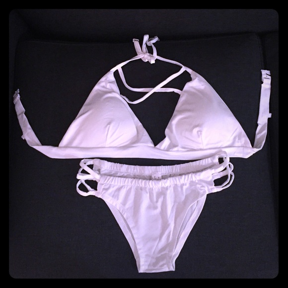 brand new white bathing suit