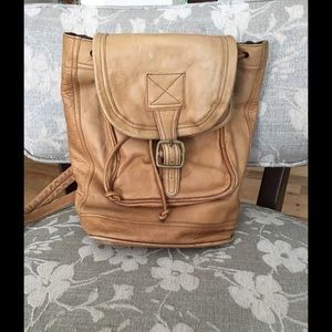 Vintage Leather Backpack