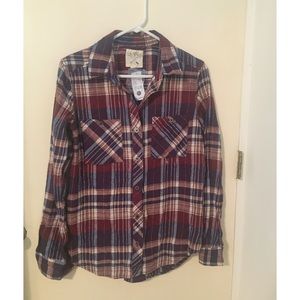 NWT LAHearts Lumberjack Top
