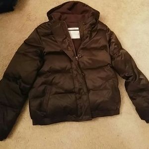 Brown Old Navy Puff Jacket