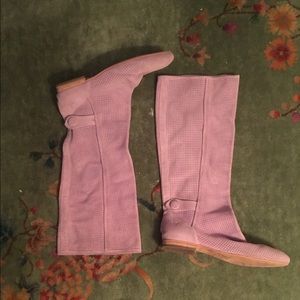 HOLIDAY DEALS! Purple suede Sam Edelman boots.