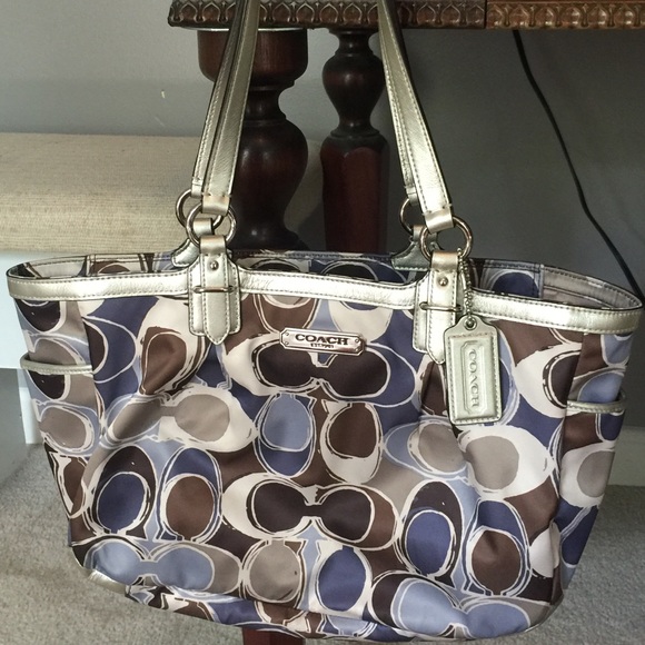 Coach sateen purse