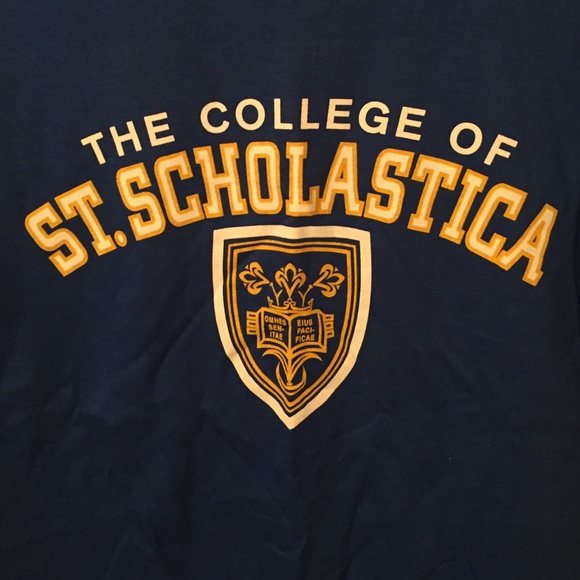 Blue College of St. Scholastica Tshirt - Picture 2 of 2