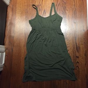 BNWT Olive green tank dress