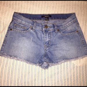 denim shorts