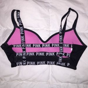Victoria's Secret Push-up Sports Bra Three Strap