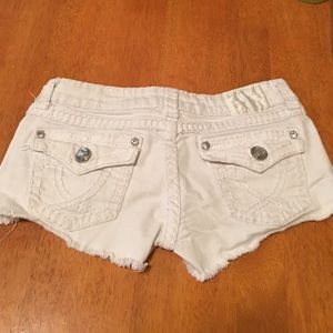 White LA Idol Shorts