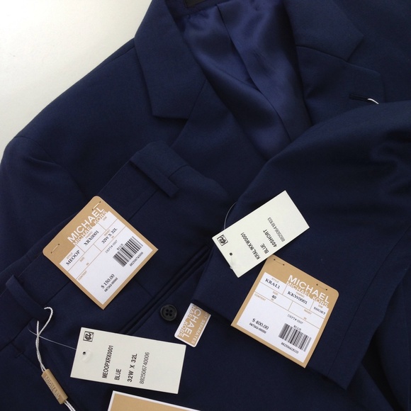 Michael Kors Blue Suit Jacket & Pants - Picture 2 of 8