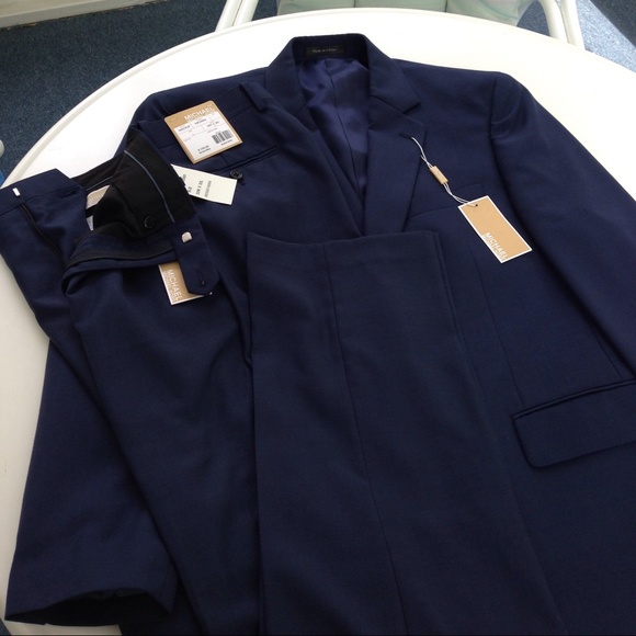 Michael Kors Blue Suit Jacket & Pants - Picture 3 of 8