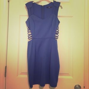 Cobalt Cutout Dress