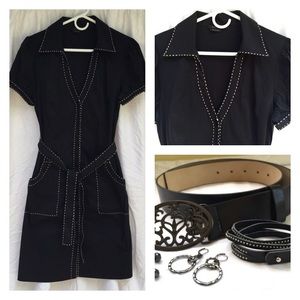 BCBG Black Dress Accessories Included