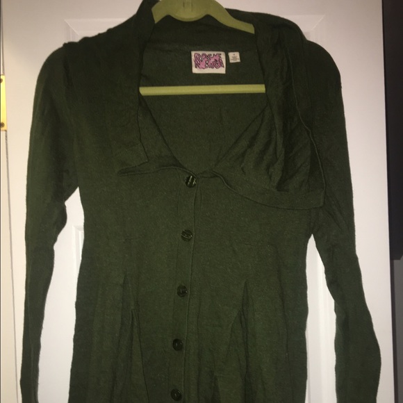 Green Anthropologie Sweater