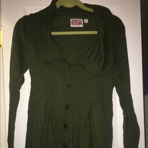 Green Anthropologie Sweater
