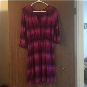 Pretty purple long sleeve dress