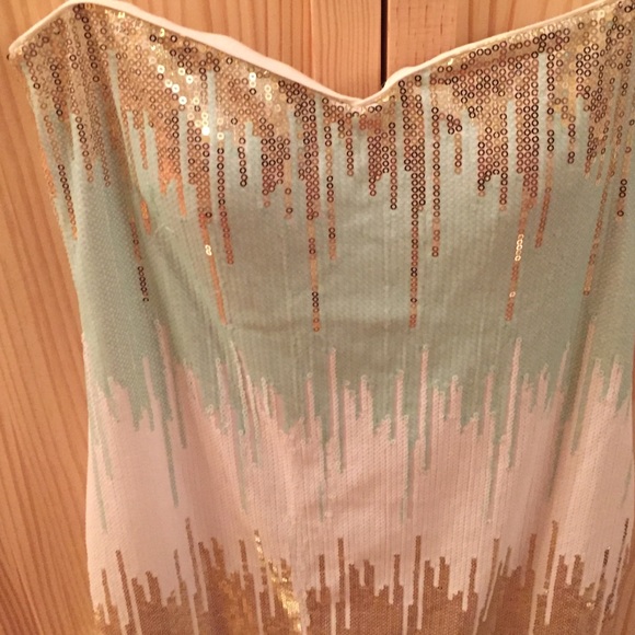 Brand new sequin strapless dress - Picture 2 of 4