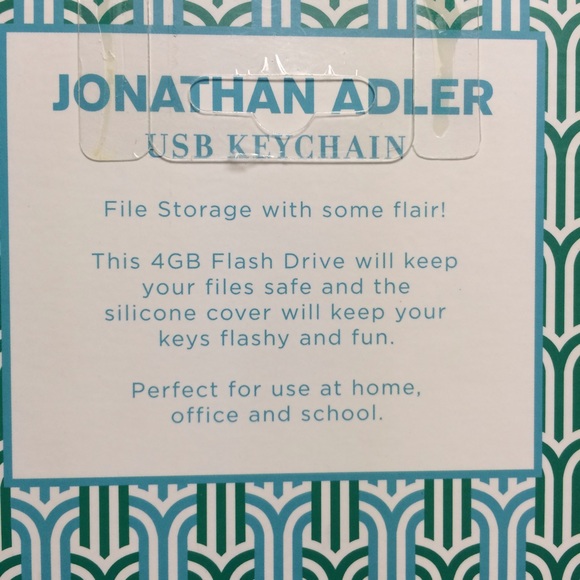 Jonathan Adler USB Keychain/Flash Drive - Picture 2 of 4